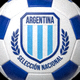 阿根廷国家足球队蓝白条纹队徽